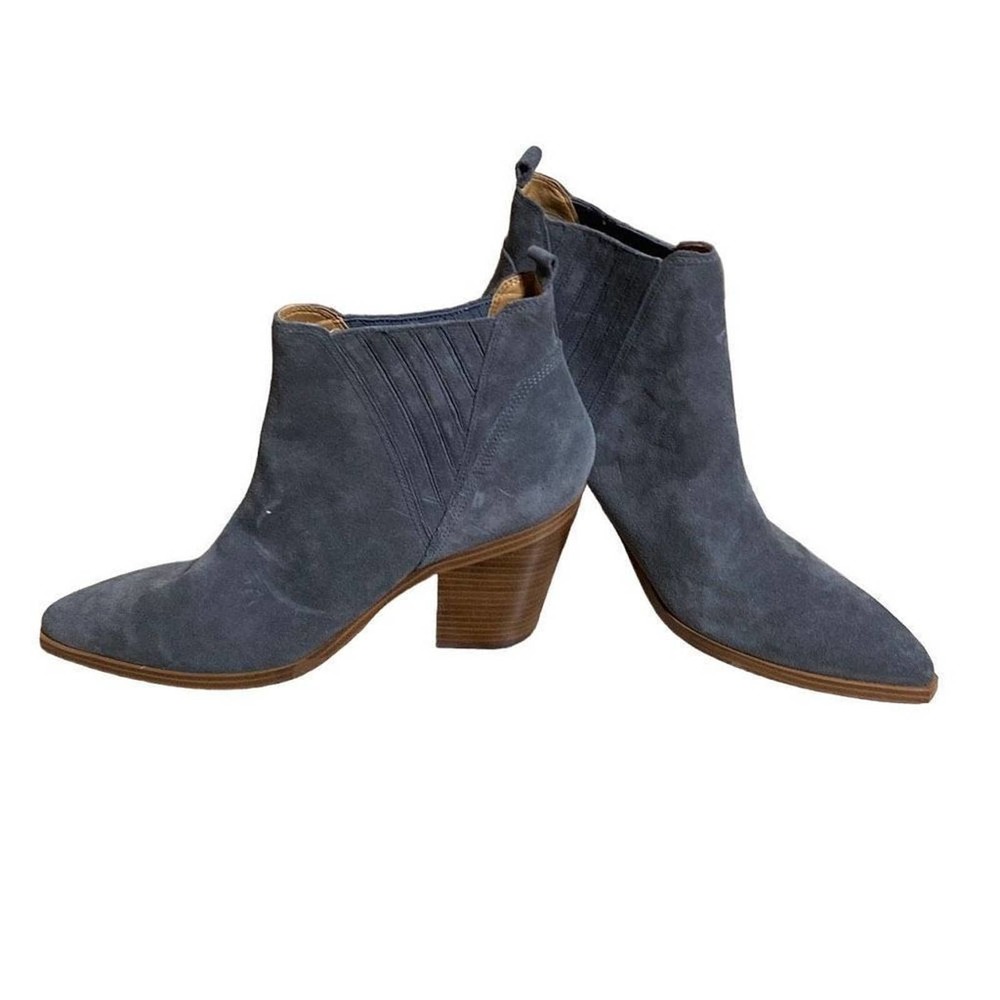 Marc Fisher Women's Gray Suede Bootie Size 12